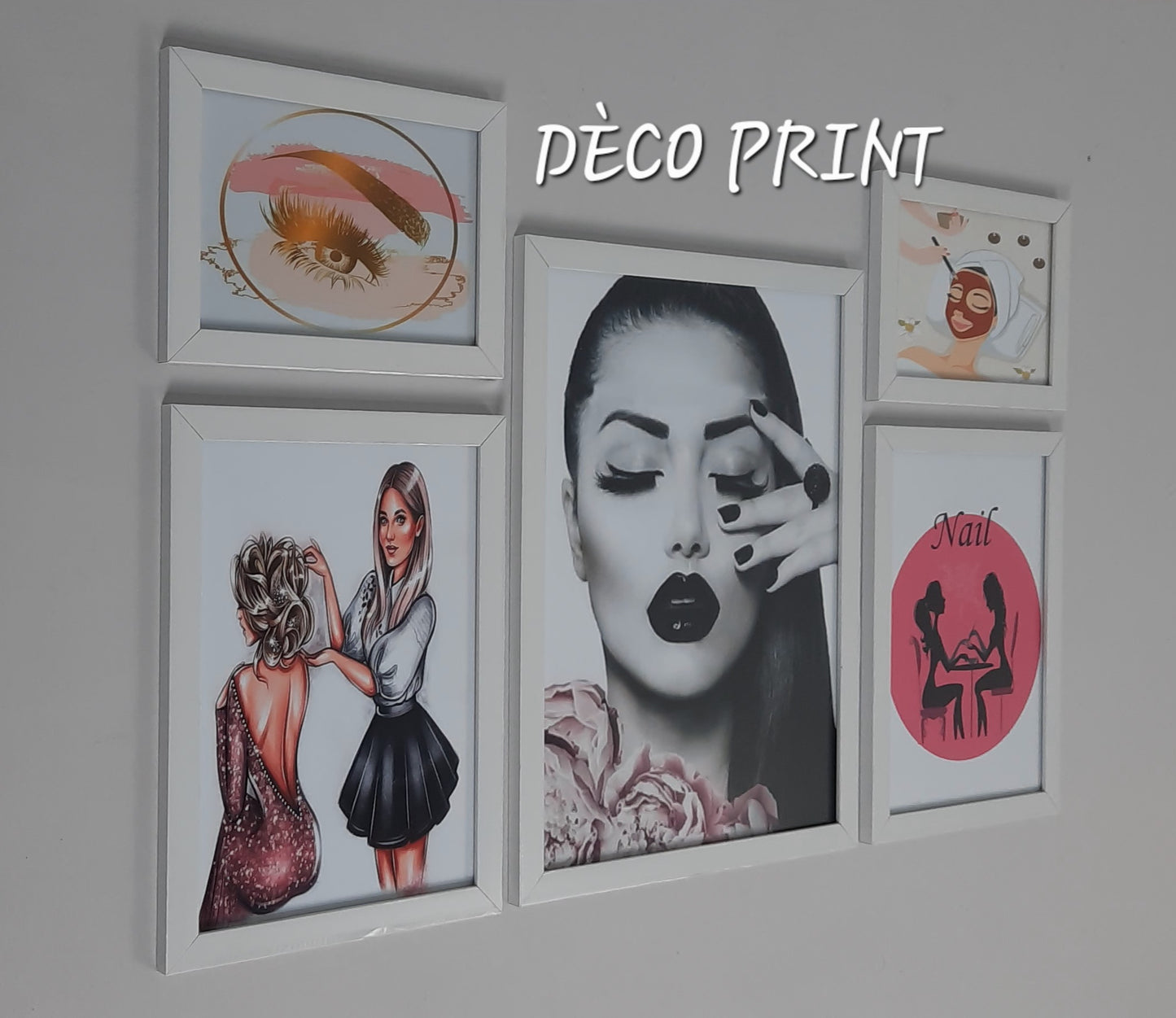 لوحات جدارية خاصة بصالونات حلاقة النساء