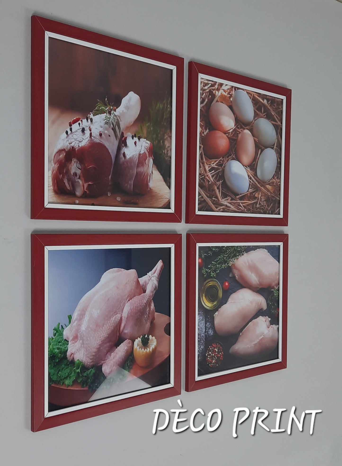 لوحات جدارية خاصة بمحل جزار