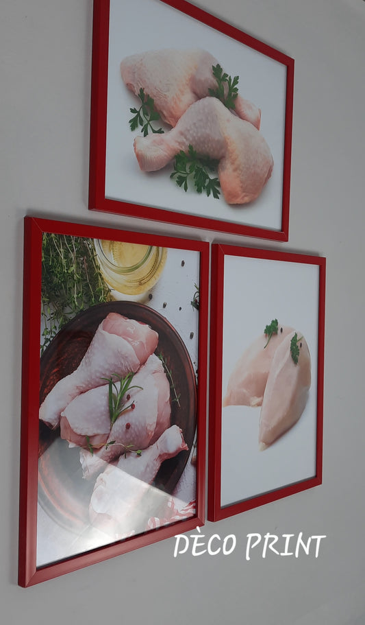 لوحات جدارية خاصة بمحل جزار