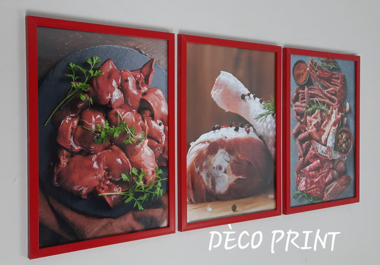 لوحات جدارية خاصة بمحل جزار