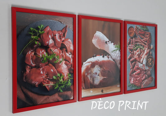 لوحات جدارية خاصة بمحل جزار