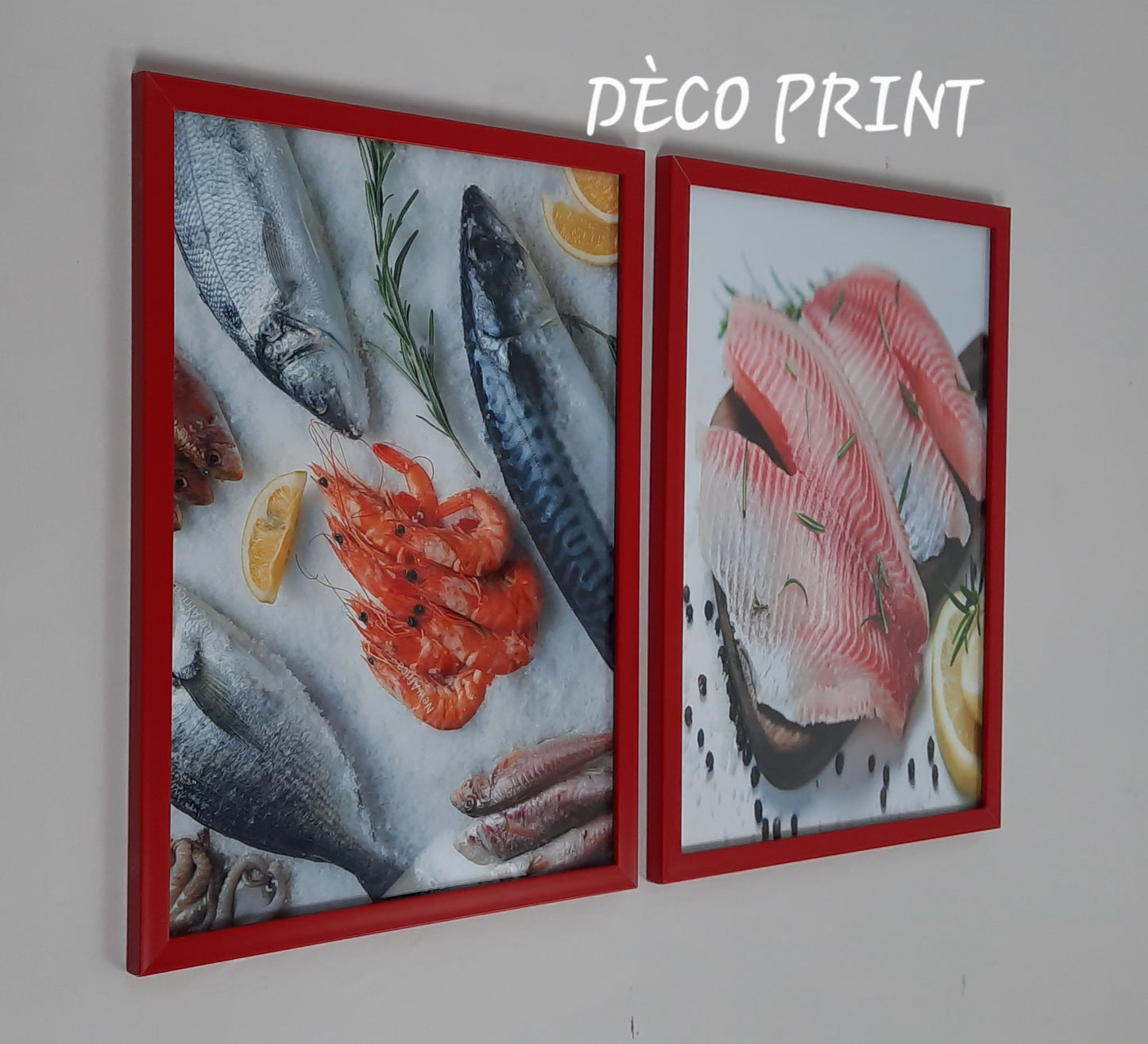 لوحات جدارية خاصة بمحل بيع سمك