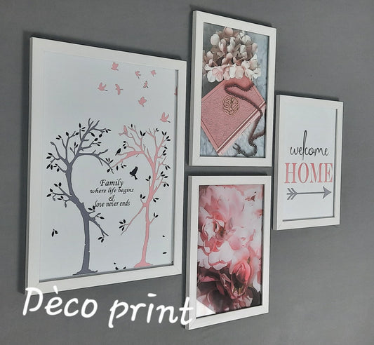 لوحات جدارية خاصة بالرواق و الصالونات