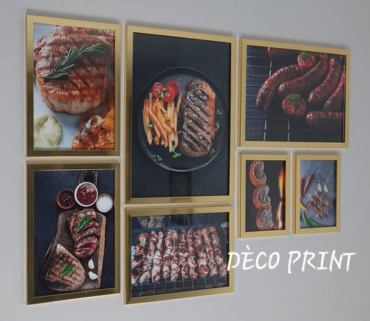 لوحات جدارية خاصة بمطعم شواء