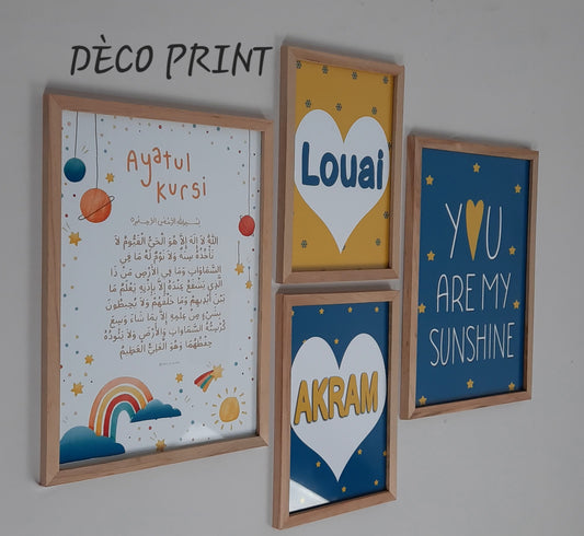 تابلوهات جدارية خاصة بغرف الاطفال