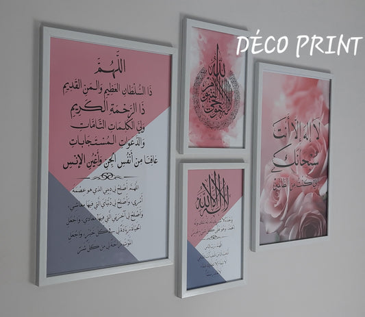 لوحات جدارية خاصة بالرواق و الصالونات