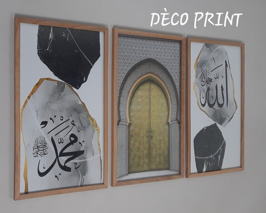 لوحات جدارية خاصة بالرواق و الصالونات