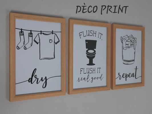 تابلوهات زجاجية خاصة بلمرحاض