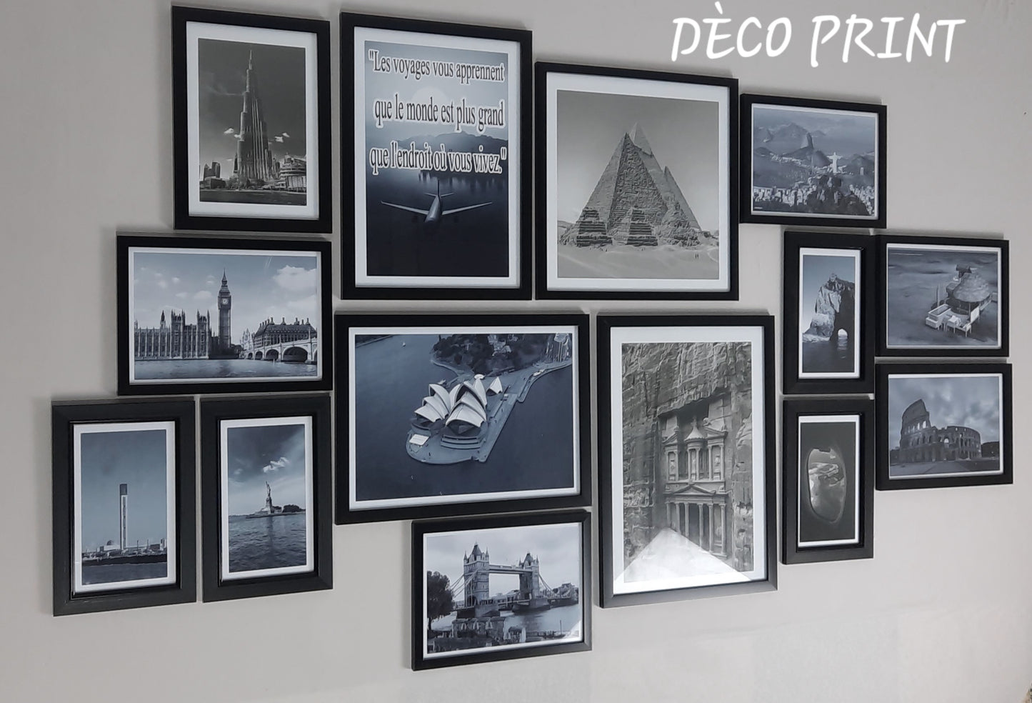 تابلوهات جدارية خاصة بوكالة سياحة