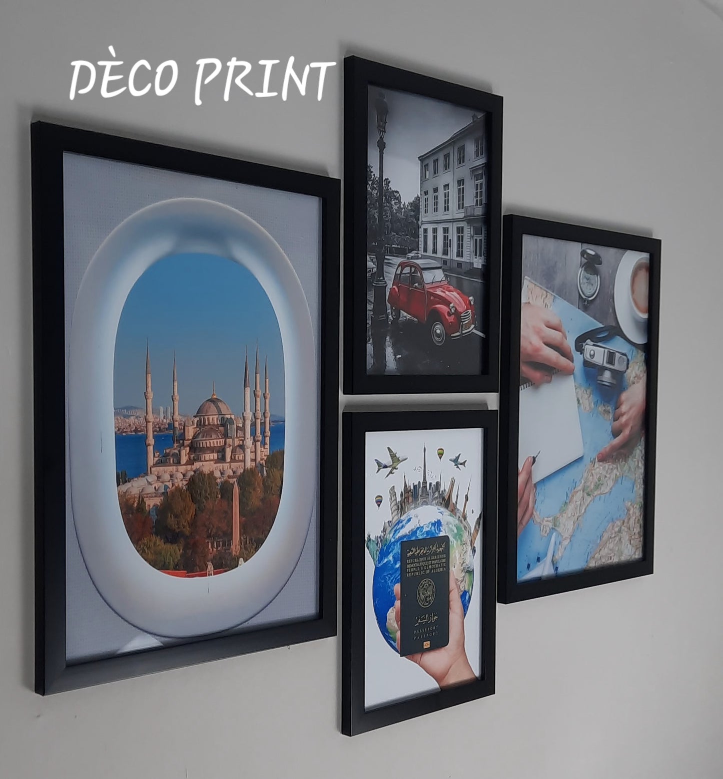 تابلوهات سياحية بزجاج فاخر 🌍