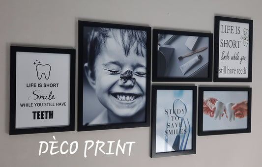 لوحات جدارية خاصة بعيادات طب الاسنان