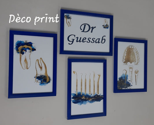 لوحات جدارية خاصة بعيادات طب الاسنان