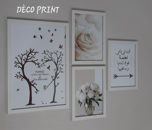 لوحات جدارية خاصة بالرواق و الصالونات