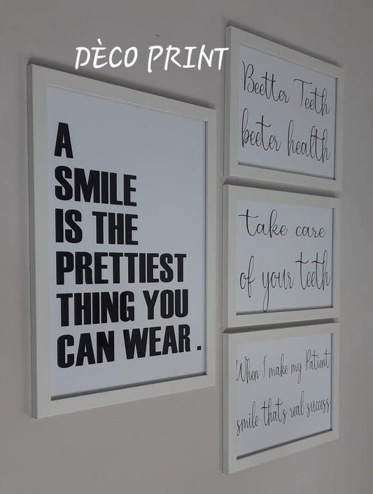 لوحات جدارية خاصة بعيادات طب الاسنان