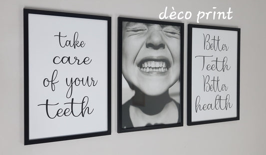 لوحات جدارية خاصة بعيادات طب الاسنان