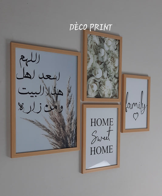 لوحات جدارية خاصة بالرواق و الصالونات