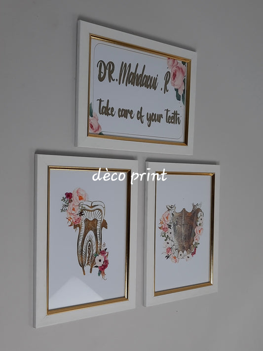 لوحات جدارية خاصة بعيادات طب الاسنان