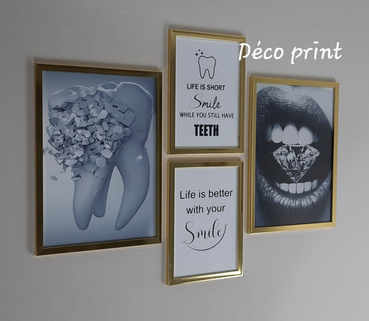 لوحات جدارية خاصة بعيادات طب الاسنان