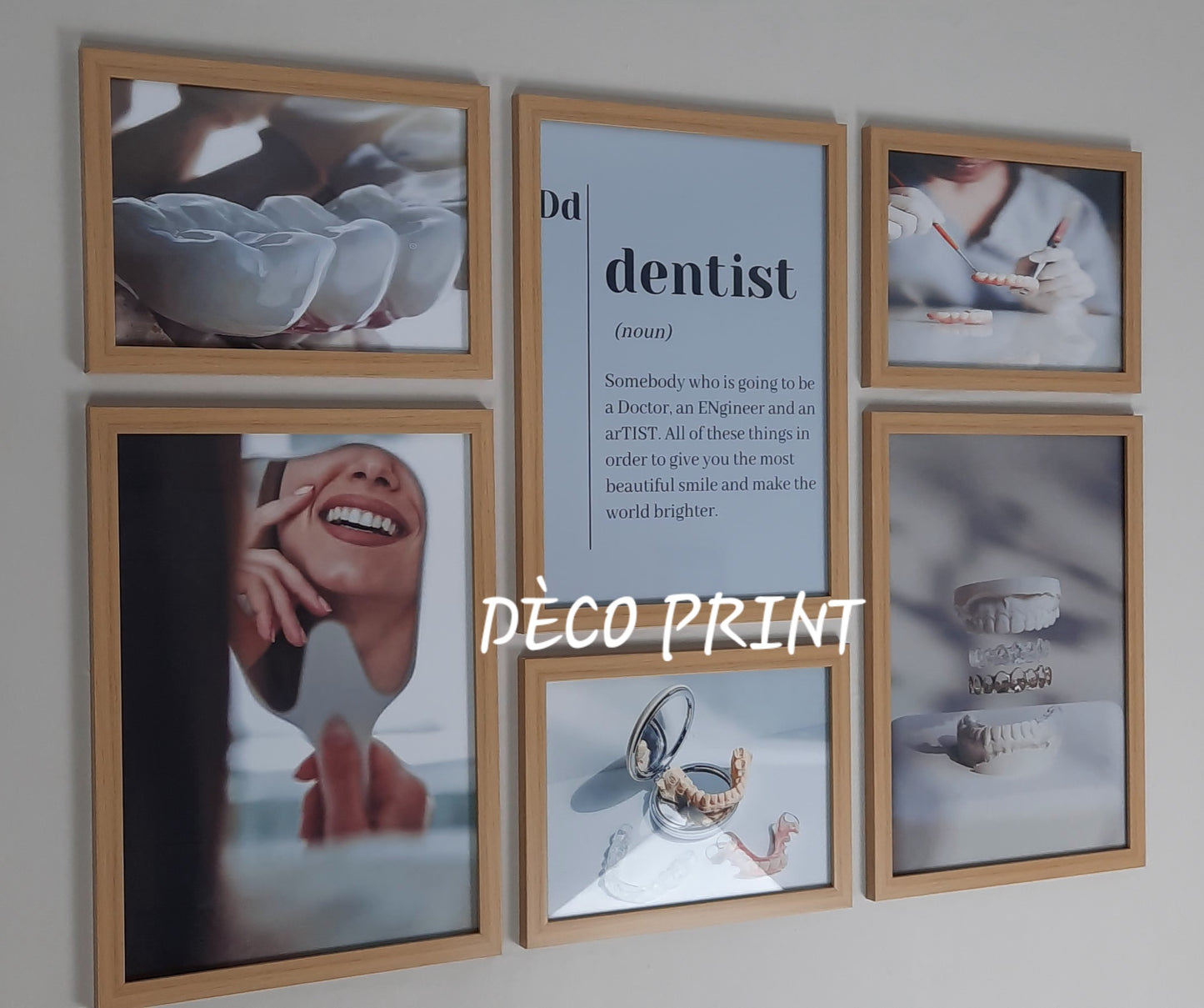 لوحات جدارية خاصة بعيادات طب الاسنان