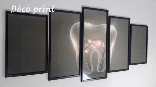 لوحات جدارية خاصة بعيادات طب الاسنان