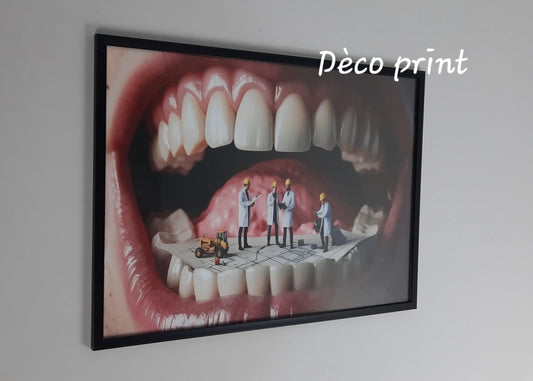 لوحات جدارية خاصة بعيادات طب الاسنان