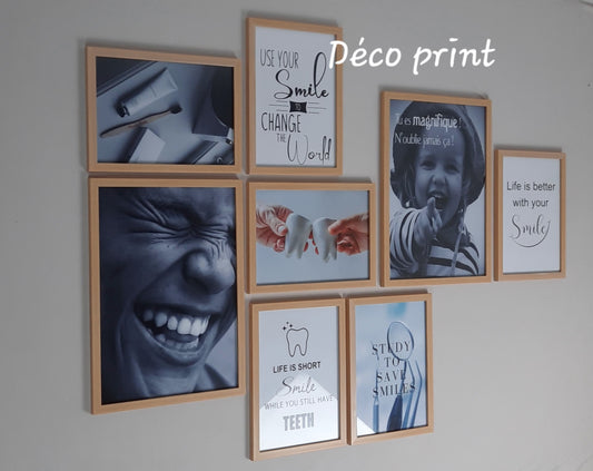 لوحات جدارية خاصة بعيادات طب الاسنان