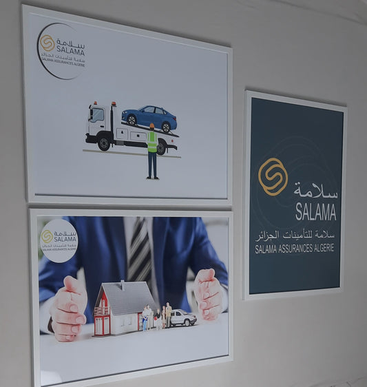 لوحات جدارية خاصة بمكتب تامينات