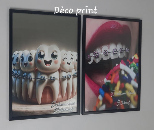 لوحات جدارية خاصة بعيادات طب الاسنان