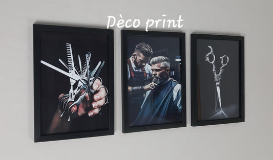 لوحات جدارية خاصة صالون حلاقة رجال