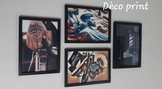 لوحات جدارية خاصة صالون حلاقة رجال