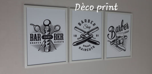 لوحات جدارية خاصة صالون حلاقة رجال