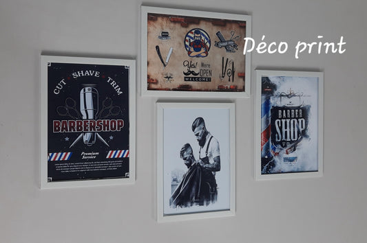 لوحات جدارية خاصة صالون حلاقة رجال