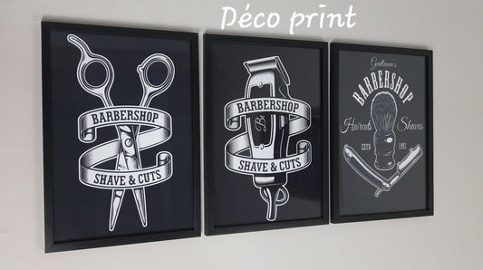لوحات جدارية خاصة صالون حلاقة رجال