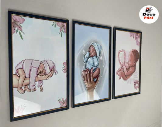 تابلوهات زجاجية خاصة بعيادة طب النساء*