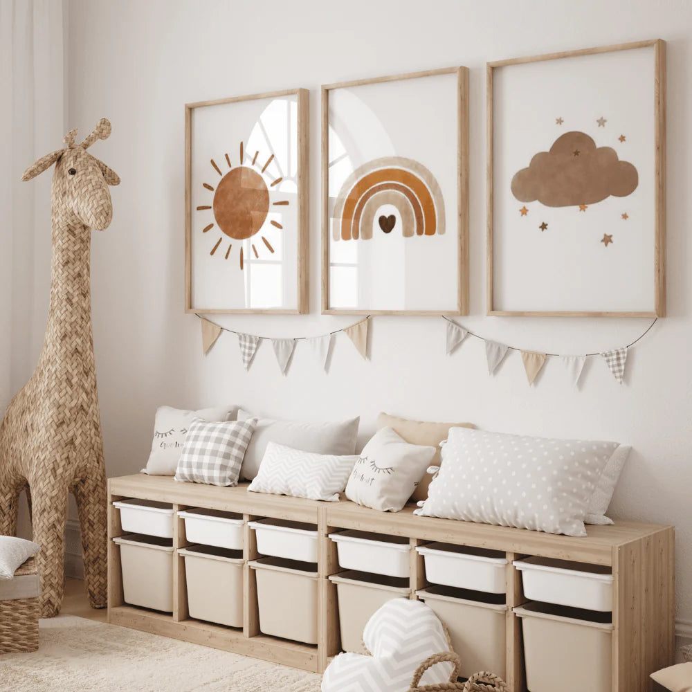 serie de 03 cadre pour chambre d'enfants