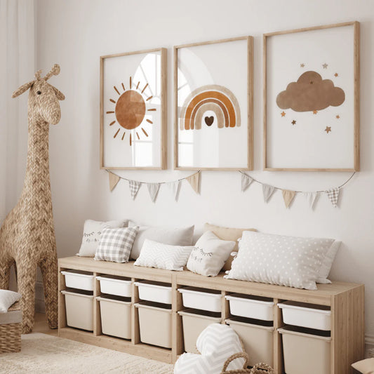 serie de 03 cadre pour chambre d'enfants
