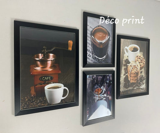 تابلوهات   مقاهي  بواجهة زجاج أنيقة